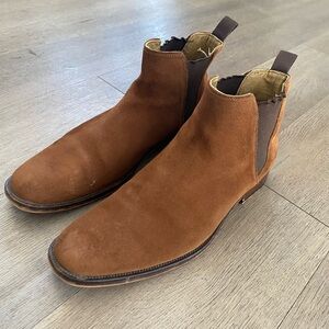Aldo Brown Suede Chelsea Boots